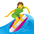 Frau-Surfen icon