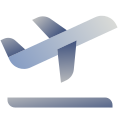 Flugzeug Abflug icon