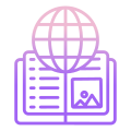Book Globe icon
