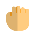 Hand finger squeeze gesture to close all application running icon