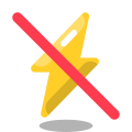 Flash desligado icon