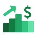 Croissance des stocks icon