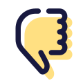 Pulgar hacia abajo icon