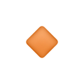 小さなオレンジ色のダイヤモンドの絵文字 icon