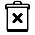 删除 Bin icon