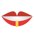 Lippenpiercing icon