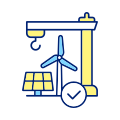 Installing Clean Energy Generating Equipment icon