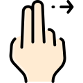 두 손가락 icon