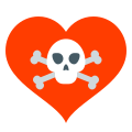 calavera-corazon icon