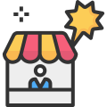 shopping ad icon