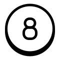 Eingekreiste 8 C icon