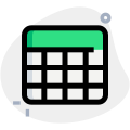 Make table in document or spread sheet icon