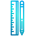 Ruler And Pencil icon