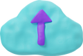 Carica sul Cloud icon