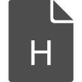 H File icon