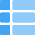 Column made for numbering format template layout icon