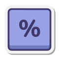 chave percentual icon