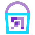 Paint Bucket With QR icon