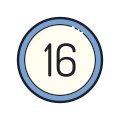 16-kreisig icon