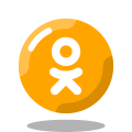 Odnoklassniki cerchiato icon