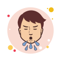 Coughing icon