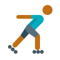 Roller Skating Skin Type 4 icon