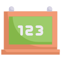 123 in board icon