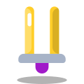 Ampoule fluorescente icon