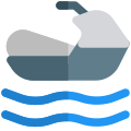 Jet Ski for the beach and water sports game icon