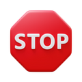 Stoppschild icon