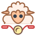 Sheep on Bike icon