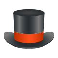 emoji del cappello a cilindro icon
