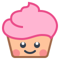 Petit gâteau kawaii icon