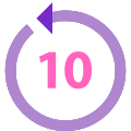 Repetição de 10 icon