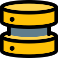 Double database server for active and backup server icon