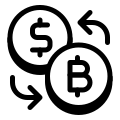 Обмен  Доллар Биткойн icon