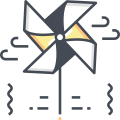Papier-Windmühle icon