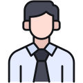 externe-homme-d'affaires-avatar-kmg-design-contour-couleur-kmg-design icon