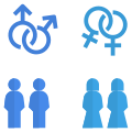 カップル男性女性 icon