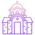 externe-cathédrale-orthodoxe-de-timisoara-russie-icongeek26-contour-gradient-icongeek26 icon