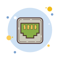 Ethernet encendido icon