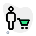 Bulk group buying option on a e-Commerce website portal icon