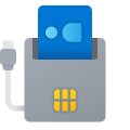 Lettore di schede smart con cavo USB icon