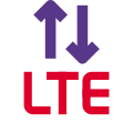 외부-LTE-세대-전화-및-인터넷-연결-로고타입-모바일-듀오-탈-revivo icon