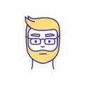 Person In Eye Glasses icon
