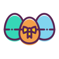 fiocco-esterno-pasqua-funky-outlines-amoghdesign-3 icon