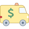 Encashment Car icon