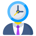 Punctual Person icon