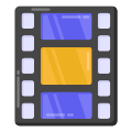 externo-Film-Strip-theater-smashingstocks-flat-smashing-stocks icon