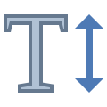 Text Height icon
